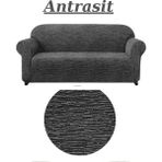 Kanway Dokuma Jakar 3 Kişilik Koltuk Örtüsü. Lastikli, Esnek, Yıkanabilir Koltuk, Kanepe, Çekyat Kılıfı - 180 x 230 cm - Antrasit