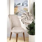 Kanway Kadife Sandalye Kılıfı - 45 x 55 cm - Vizon