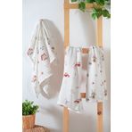 Kanz Çok Amaçlı Bebek Müslin Örtüsü 3'Lü Set - Bunny