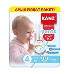 Kanz Soft & Pure Pants No:4 Large Külot Bebek Bezi