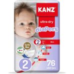 Kanz Ultra-Dry No:2 Mini 76 Adet Bebek Bezi