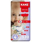 Kanz Ultra-Dry No:4 Maxi 120 Adet Bebek Bezi