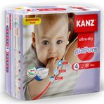 Kanz Ultra-Dry No:4 Maxi 30 Adet Bebek Bezi