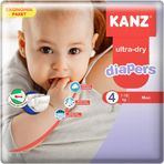 Kanz Ultra-Dry No:4 Maxi Bebek Bezi