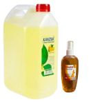 Kanzuk 5 Lt 80 Derece Limon Kolonyası ve 150 Ml Sprey Tütün Kolonyası Hediye, Unisex, Sıvı Form, 2 Adet