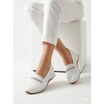 Kaof Shoes Kadın Beyaz Günlük Ayakkabı Ortopedik Anne Ayakkabısı Kadın Babet Ayakkabı Spor Casual Ayakkabı