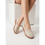 Kaof Shoes Kadın Krem Babet Ayakkabı Ortopedik Anne Ayakkabısı Günlük Ayakkabı Anne Babet Klasik Ayakkabı - Bej