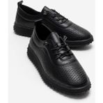 Kaof Shoes Kadın Siyah Günlük Ayakkabı Babet Ayakkabı Klasik Ayakkabı Ortopedik Anne Ayakkabısı Anne Babet