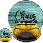 Kaos Koordinatörü Fare Altlığı, Bilek Destekli Ayçiçeği Mousepad Bilek Dinlenme Kaos Jeli Mouse Mat Oyun Minderi Bilgisayar Ofis Çalışmaları Kadın Erkek Çocuklar için Fare Altlıkları