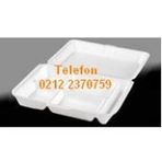 Kapaklı Köpük Tabldot Tabağı