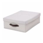 Kapaklı Kulplu Kutu Gri IKEA 35x50x15 cm Kulplu Düzenleyici , Organizer Hurç