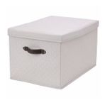 Kapaklı Kulplu Kutu Gri Ikea 35x50x30 Cm Kulplu Düzenleyici , Organizer Hurç