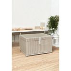 Kapaklı Maxi Kutu Kahve Hurç | Organizer Saklama ve Düzenleme Çok Amaçlı 50 x 40 x 30 - Kahverengi