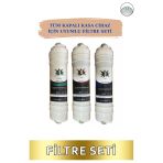 Kapalı Kasa 12 Inç Su Arıtma Cihazı Filtresi 3 Lü Set