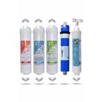 Kapalı Kasa 12 Inç Su Arıtma Cihazı Filtresi 5 Aşamalı 80 Gpd King Membranlı Inline Filtre Seti
