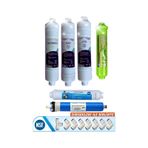 Kapali Kasa 12 Inc Su Aritma Cihazi Filtresi 6 Asamali 80 Gpd King Membranli Inline Filtre Set