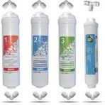 Kapalı Kasa 12 İnç Su Arıtma Cihazı Filtresi İnline 4 Aşamalı Set