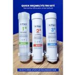 Kapalı Kasa Su Arıtma Cihazı Quick 12 Inç 3lü Inline Su Arıtma Ön Filtresi