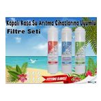 Kapalı Kasa Su Arıtma Cihazı Su Arıtma Filtre Seti 3'lü