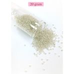 Kapamarka Dökme Cam Kum Boncuk (11/0) 2 mm - 20 Gram - Şeffaf - BNC034
