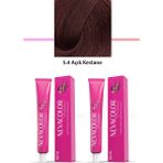 Kapamarka Nevacolor 2'li Set Premium 5.4 Açık Kestane - Kalıcı Krem Saç Boyası 2 X 50 G Tüp