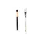 Kapatıcı Fırça Oval Yapılı 136 + Pro Silikon Maske Fırçası 0280 Kzmprt