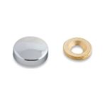 Kapeks Vida Kapağı Zamak Krom Kaplı 15 mm 10'lu
