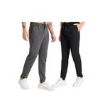 KAPHONE Erkek Pantolon Bel Lastikli Likralı Paça Katlamalı Jogger Stil