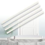Kapı Altı Rüzgar Engelleyici 1 Metre, Kendinden Yapışkanlı Toz, Böcek ve Soğuk Hava Önleyici Şerit, 3,5 cm Genişlik Kapı Altı İzolasyon Bandı, Ses ve Isı Yalıtım Şeridi (4, BEYAZ)