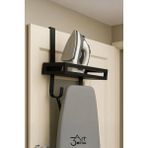 Kapı Arkası Ütü ve Ütü Masası Askılığı | Mat Siyah Metal Stand | Yer Tasarruflu Organizer