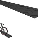 Kapı Eşik Rampası 100 cm / 39,4 - Engelli Arabalar için Kaymaz Kapı Rampası - Scooter ve Robot Rampası - Bar Basamaklı Eşik Rampaları, B, 100 x 10 x 3,5 cm (39,4 x 3,9 x 1,4 inç)