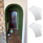 Kapı kemeri kiti, DIY için köpük kemer kiti: 2 hazır beyaz pervaz, kapılar için, iç mekan dekorasyonu, ev dekorasyonu, kafe veya koridor için. İçinde