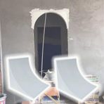 Kapı Kemeri Seti, Hafif Yarım Yuvarlak Kemer Kiti - Balkon ve Koridor için 2 Parça Önceden Kavisli Kapı Çerçevesi, Özelleştirilebilir Boyut, Boyanabilir (8,7x8,7x8,7 inç/22x22x22 cm)