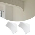 Kapı Kemeri Seti, Kendin Yap Kemer Köşe Takımı - 2 adet Evrensel Kemer Kalıp, Oturma Odası ve Yatak Odası için Boyanabilir Döşeme, Yuvarlak Kapı Çerçevesi Dekoru (30x40x40 cm, 11.8x15.7x15.7)