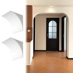 Kapı Kemeri Seti, Özelleştirilebilir Kendin Yap Archway Kapı Kiti - Mutfak, Koridor, Oturma Odası Dekoru için Hazır Dairesel Kalıp Döşeme - 10x15x15 cm (3.9x5.9x5.9) Kemer Çerçeve Pervazları
