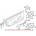 Kapı Menteşesi Ön Sag/sol Aynı Adet Vw A5 Bm 15- (Oem No: 8W6837249)