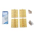 KAPI MENTEŞESİ Venda Mat Sarı Menteşe | 3x2.5x2.5x7.5 | 4 ADET