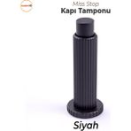 Kapı Stoperi Tamponu Çizgili Siyah Vidalı Metal Tutacağı Tutucu Kapı Arkası Duvar Kolu Stopu Takozu - 1