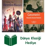 Kapı Yayınları Devrilen Kazan + Geometri + Dünya Klasiği Hediye - Hayır