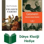 Kapı Yayınları Felsefe Tarihi + Geometri + Dünya Klasiği Hediye - Hayır