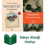 Kapı Yayınları Frankfurt Seyahatnamesi + Geometri + Dünya Klasiği Hediye - Hayır