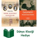 Kapı Yayınları Kırık Kalemli Kadınlar + Geometri + Dünya Klasiği Hediye - Hayır