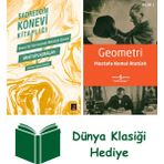 Kapı Yayınları Konevi ile Tûsi Metafizik Üzerine Mektuplaşmalar + Geometri + Dünya Klasiği Hediye - Hayır