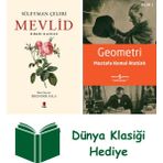 Kapı Yayınları Mevlid - Süleyman Çelebi + Geometri + Dünya Klasiği Hediye - Hayır