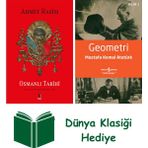 Kapı Yayınları Osmanlı Tarihi (Bez Ciltli) + Geometri + Dünya Klasiği Hediye - Hayır