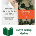 Kapı Yayınları Sorularla Şiirin ve Şairin Kısa Tarihi + Geometri + Dünya Klasiği Hediye - Hayır