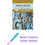 Kapı Yayınları Türkçe Sözlük (Ciltli) + Renkli Fosforlu Kalem - Hayır