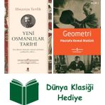 Kapı Yayınları Yeni Osmanlılar Tarihi + Geometri + Dünya Klasiği Hediye - Hayır