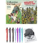 Kapiland'ın Karanlık Yüzü ve Volkandan Kaçmak 2'li Set - Kalem