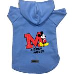 Kapişonlu Polar Sweatshirt Köpek ve Kedi Kıyafeti & Elbisesi - Mavi Yeni Mickey 2 - XL